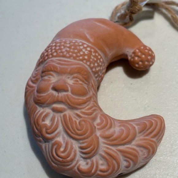 6 Terracotta (clay) Christmas Ornaments (2 styles) - Picture 3 of 3